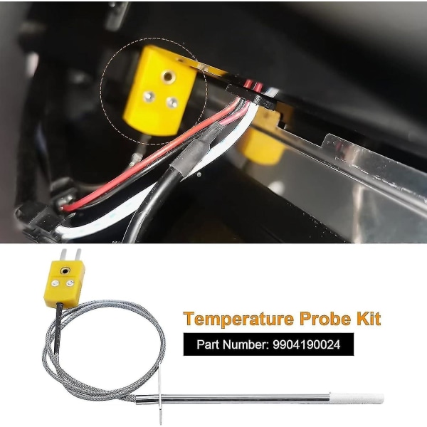 Lämpötila-anturipaketti, yhteensopiva Masterbuilt Gravity Series 560/800/1050 digitaalisen hiiligrillin + savustimien varaosien kanssa, 1-osainen