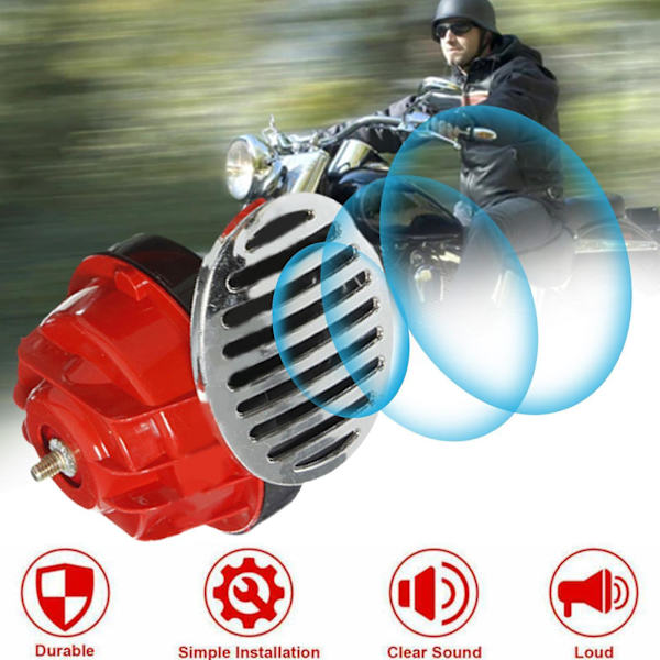 300db Sper Tren Horn for 12v Power Supply, Automotive Speaker for Car, Boat, Motorcycle, Sound Seal