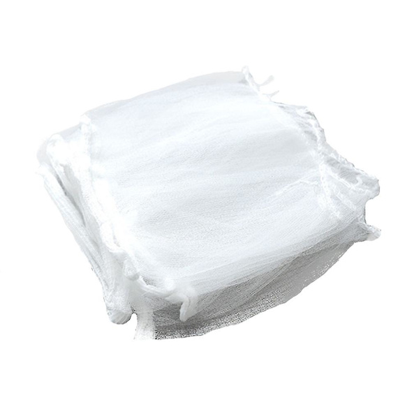 100 stk Polyester Vaskeservant Søppel Filterpose Fleksibel Mesh Avløpsfilter