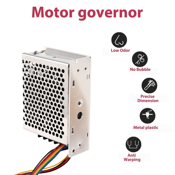 Dc 10-55v 60a Dc Motor Speed Controller Pwm 12v 24v 48v 2000w Max 100a Reversibel Potentiometer Til/