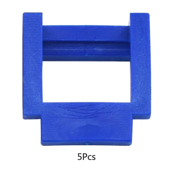 Vertikal montering Pci-e stigerkort holder lås for Pci-e kabelforlenger Blue 1 set of 5