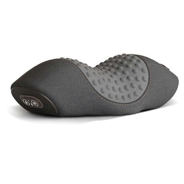 Elektrisk Massager Cervikal Pude Varm Kompres Vibration Massage Nakke Traction Afslappende Sovende Memory Foam Støtte(C)