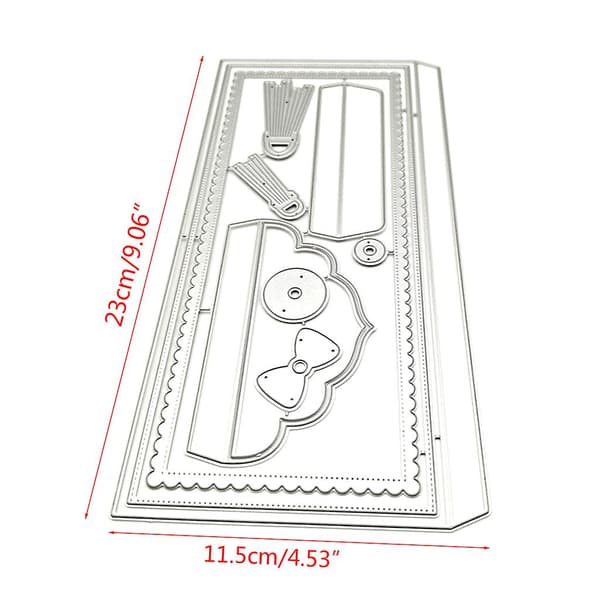 Konvolutt Die-cuts karbonstål pregeform for kortlaging
