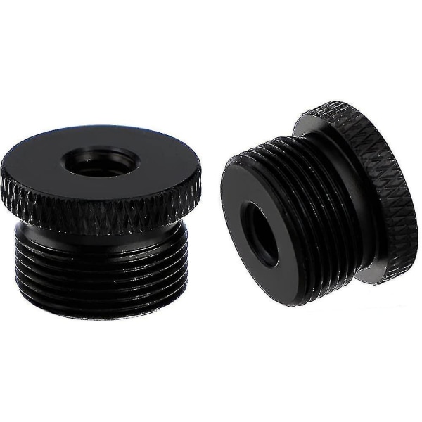 2 st Mikrofonstativadapter 1/4 Hon till 5/8 Hane Skruvgänga Adapter Stativskruv