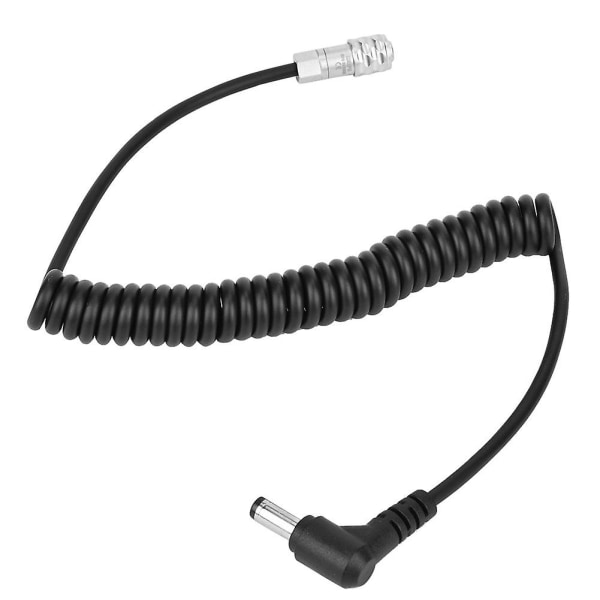 Dc til Bmpcc 4k 2-pins plugg strømkveilet kabel for Blackmagic Pocket Cinema Batteri (albuehode)