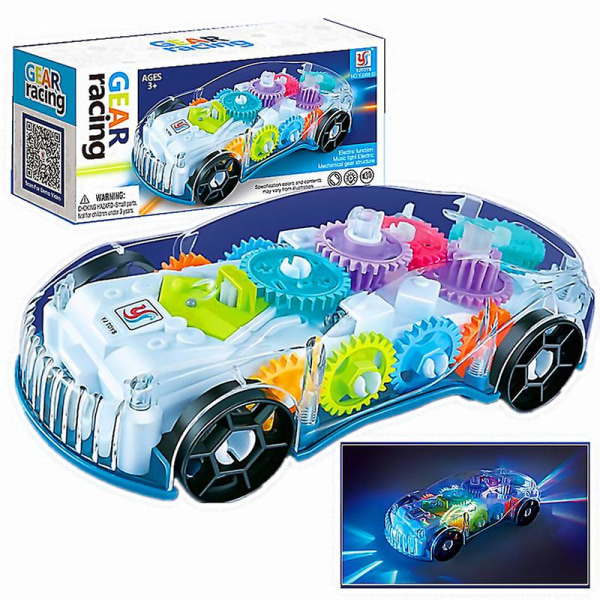 Elektrisk legetøjsbil Transparent Gear Concept Billys Musik Universal Bilmodel