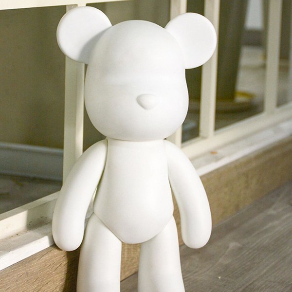 DIY Måla Teddy Bear Violent Bear Kit Set Fluid Måleri Kreativ Heminredning B