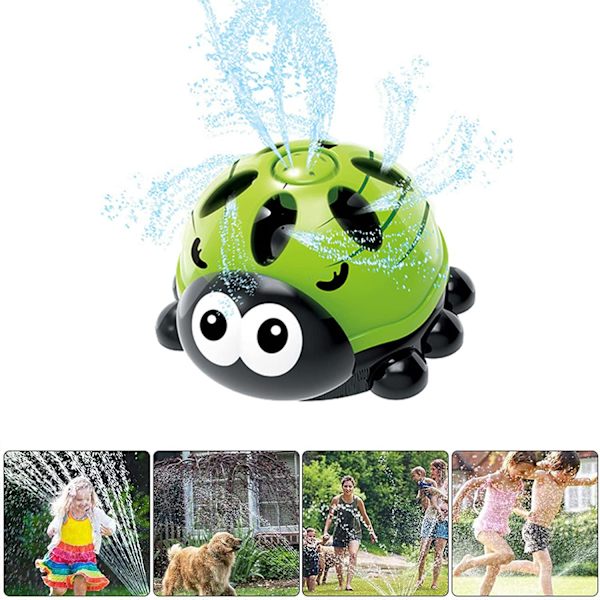 Sprinklerleketøy marihøne (grønn) for barns utendørs vannmoro ladybug (green)