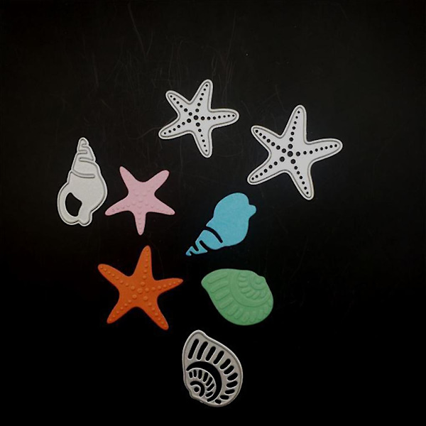 4 stansar i högkolstål för scrapbooking, söt manuell dekoration