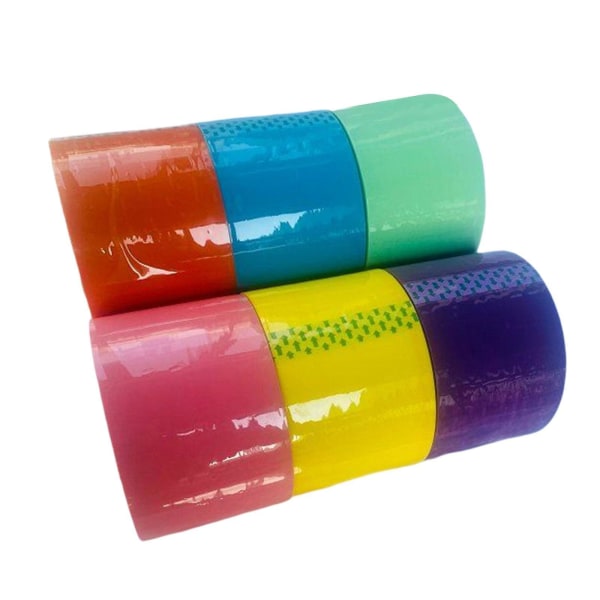 6 stk Sticky Ball Tape Dekorative Papirtape Til Creative For