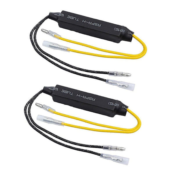 2 stk 12v 21w Motorsykkel LED Blinklys Dekoder Motstand Dekoder Motstand Dekoder Last Dekoding Motstand