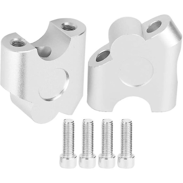 Styreforhøyer, 22mm Universal Motorsykkel Styreforhøyer Styreklemme B K Flytt Monteringsadapter (krom) forhøyer 22mm