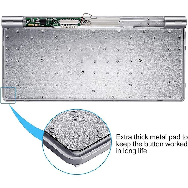 Trådlöst tangentbord och mus kompatibel med Apple iMac Windows eller Android 24G trådlös JIL