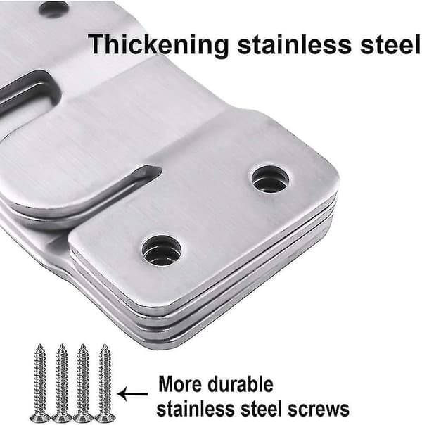 6 par 12-pack infälld monteringsfäste inbäddad interlock hängande spänne