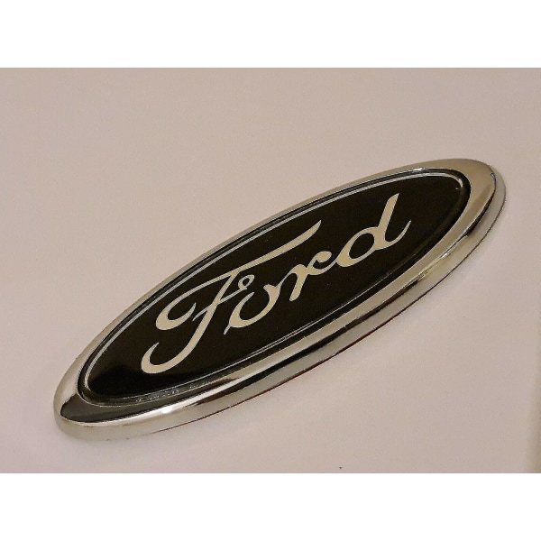 Ford Black Oval 150mm X 60mm rintamerkki Etu Taka tavaratila Focus Mondeo Transit