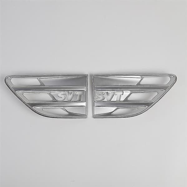 Grill Luftudluftningsgitter Trim Dækning Trim Til 2009-2014 Tilbehør (ABS Sølv)