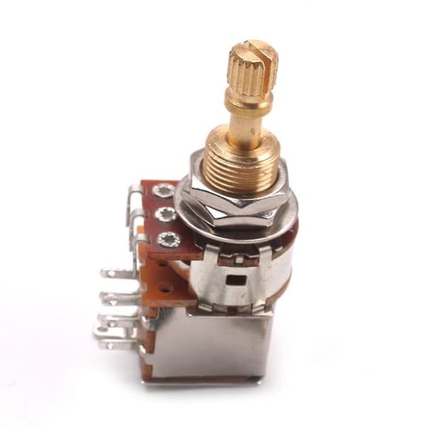 Push Pull Potentiometer / Switch Potentionmeter Elektrisk Guitar Volumen Golden B500k