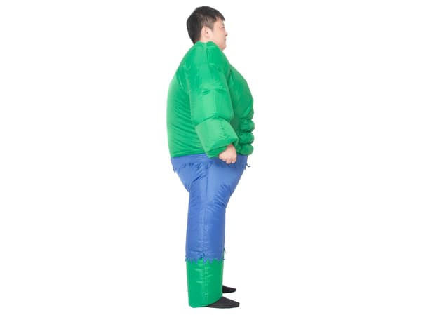 Oppblåsbar Hulk Kostyme