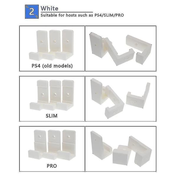 Väggmonteringsfäste för Ps4 Slim Pro spelvärd
