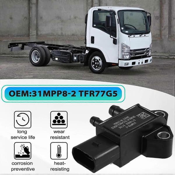 31MPP8-2 Lastbils differentialtryckssensor för Isuzu JAC FR4KH1VM25 motor lastbilsmotordelar TFR77G5