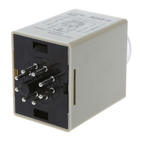 Dc 12v 0- 30s Elektrisk fördröjningstimer Tidrelä Dpdt 8p W Bas