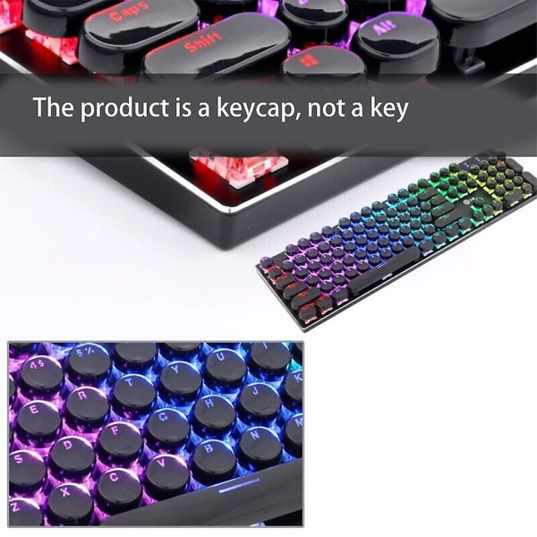 Lågprofil Keycap Set för Cherry Mx Bakgrundsbelyst Mekaniskt Tangentbord Kristallkant