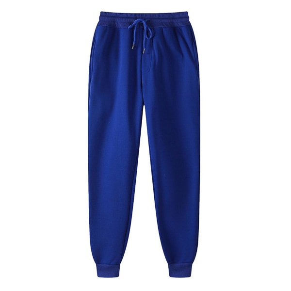 Mænds bukser Bukser joggingbukser Hip-hop bukser Legging Polstrede afslappede bukser Blue S