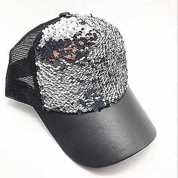 Muodi Baseball-lippis Naisten Säädettävä Lippi Renttu Hattu Heijastavat Paljetit Muoti Snapback Kesä Aurinko Hatut Casquette Gorras 1