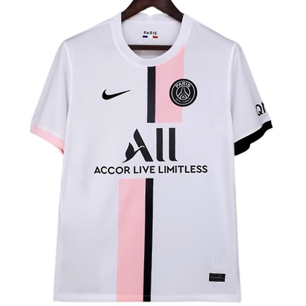 Paris Rose Fotballoverdeler Rød Svart Stripete Trikot For Menn Teenage Training Shirt No Name XXL