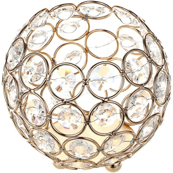 10cm kristalli kulho kynttilänjalka Sparkly Tea Light kynttilänjalat kynttilälyhdyt koristeellinen kynttilänjalka maljakko jouluksi uudenvuoden hääpöytä