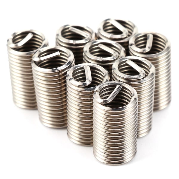 50 kpl kierteiden korjausinserttiä 304 ruostumatonta terästä, lujatekoinen kierteiden korjausholkki M8x1.25x3d