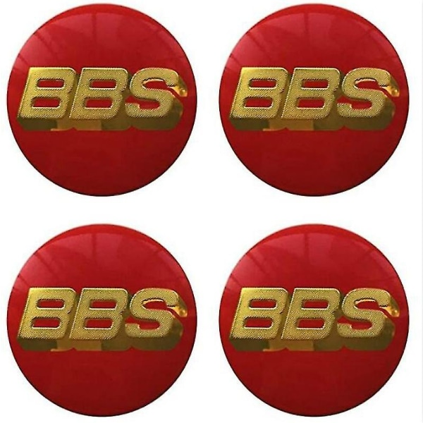 Bbs Hjul Center Caps Emblem 4 Stk Sett 56mm 60mm 65mm 70mmbbs Bil Cap Logo Badge Sticker Auto Wheel Center Cap Hub Emblems