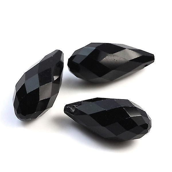 20 kpl 10x20mm lasihelmiä, fasetoituja pisarakoristeita, kristallihelmiä