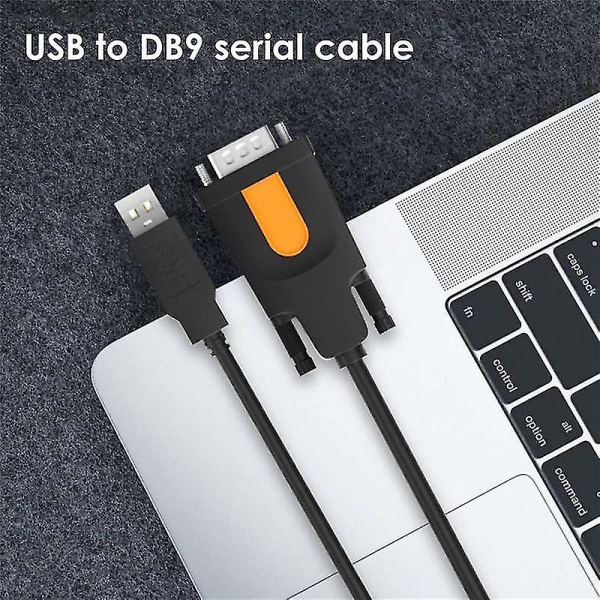 USB till RS232 seriell portkabel USB till DB9 stift COM-portkabel