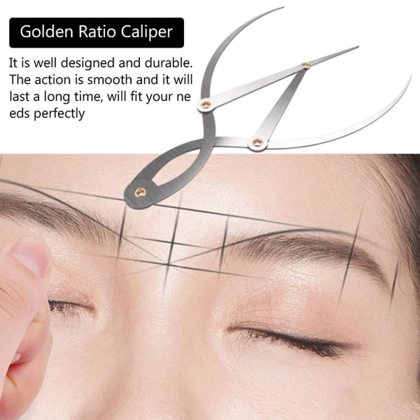 Mean Calipers Golden Ratio Calipers Stainless Steel Eyebrow