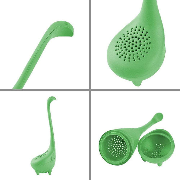 Teinfuser - Dinosaurie-teinfuser med långt handtag, 3 st