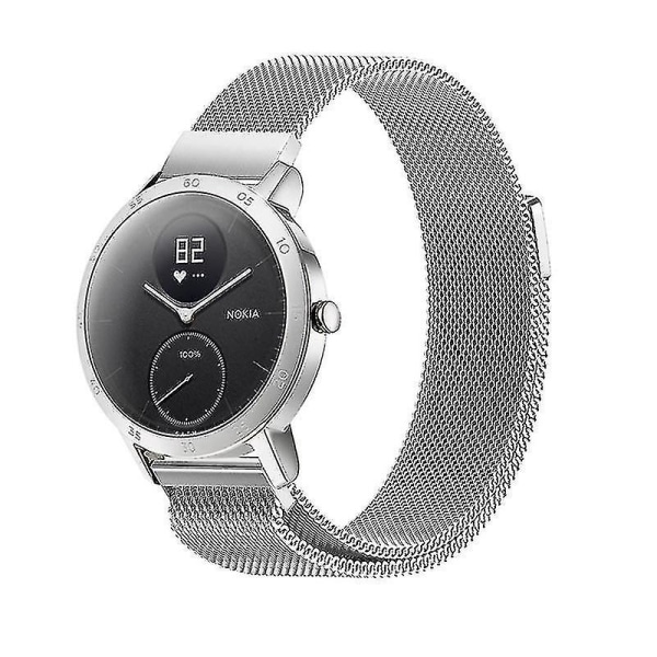 40mm Stainless Steel Milanese Loop Quick Release Wrist Bands Nokia Withings Steel Hr Z35290