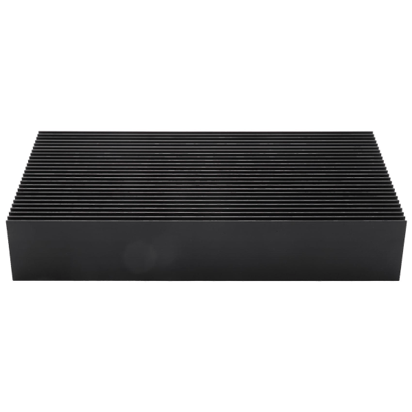 Holdbar Sølv Aluminium Radierende Fin Køleplade 80x27x150mm Til LED Strøm Transistor Elektr