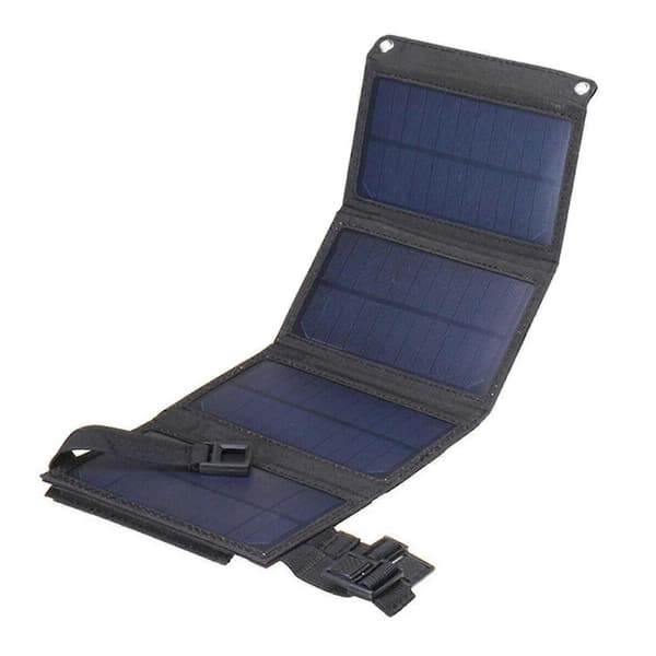 100W Sammenleggbart Solcellepanel 5V USB Fleksibelt Lite Vanntett Sammenleggbart Bærbart