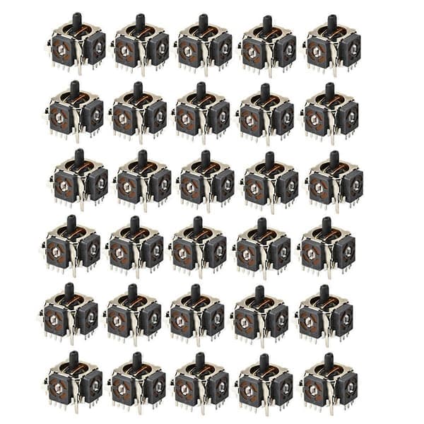 30 stk. 3D Joystick Potentiometer til PS2/ Spilcontroller 3D Analog Joystick B10K til