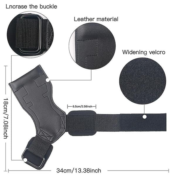 1 par treningshansker med håndleddsbeskyttelse for menn, pull-up, benkpress, manualer, PVC håndleddsbeskyttelse, hard pull booster, vektløfting med håndleddsstropper