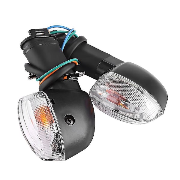 Motorsykkel Blinklys Indikatorlampe For Yamaha Yzf R1 R6 Fz1 Fz6 Med Hvit Linse