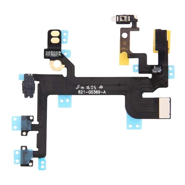 Strømknapp/av-knapp og volumknapp fleksibel kabel erstatningsdel for iPhone SE (1. generasjon)