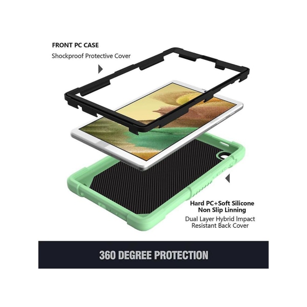 Case Samsung Galaxy Tab A7 Lite 8.7 Green -puhelimelle