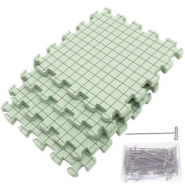 1 set stickningsblockering mattor virkningsblockering skivor skum Cr