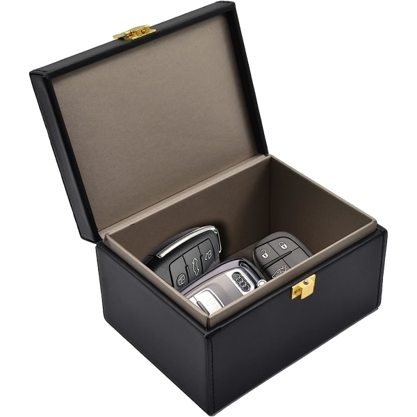 Nyckelbricka skyddsbox, RFID signal skärmbox, Faraday Box signal skärm box för bilnycklar