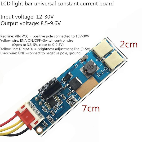 10 st LCD-skärm 15 17 19 22 24 tum LED-ljuslist Dubbel P