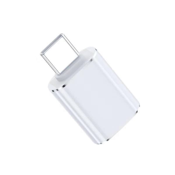Kort USB Type C Han Enhed til USB 3.0 Hun Adapter Stik OTG Adapter 10Gbps Data Synkronisering til PC Laptop Hvid White