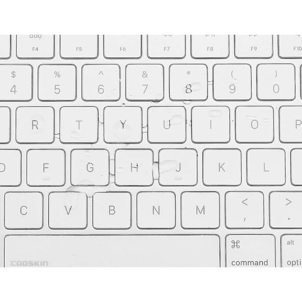 Tangentbordsskydd i TPU för Apple Wireless Magic Keyboard, ultratunt, genomskinligt, mjukt, 2015 års amerikanska version (MLA22LL/A)