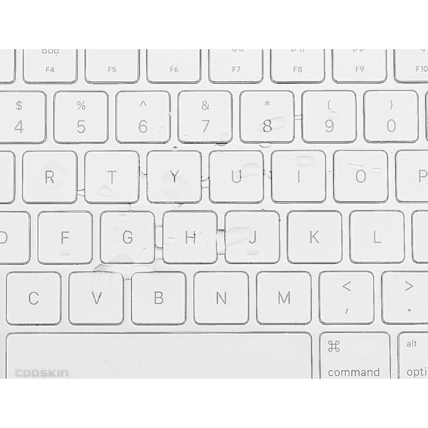 Tastaturdæksel til Apple trådløst Magic Keyboard Ultra tynd klar blød TPU-type beskytter, 2015 US-version (MLA22LL/A)